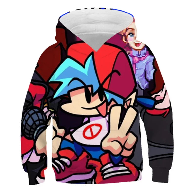 

Boys Friday Night Game Hoodies 3D Print Cartoon Sweatshirt Kids Funny Harajuku Fashion Tops Boys Girls Super Cool Clothes 2022