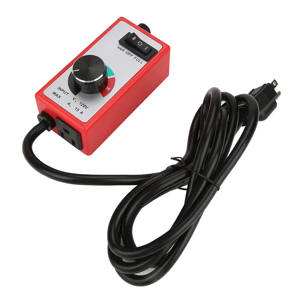 

120V Router Fan Variable Speed Controller Governor Electric Motor Rheostat Red Speed Speed Speed Speed