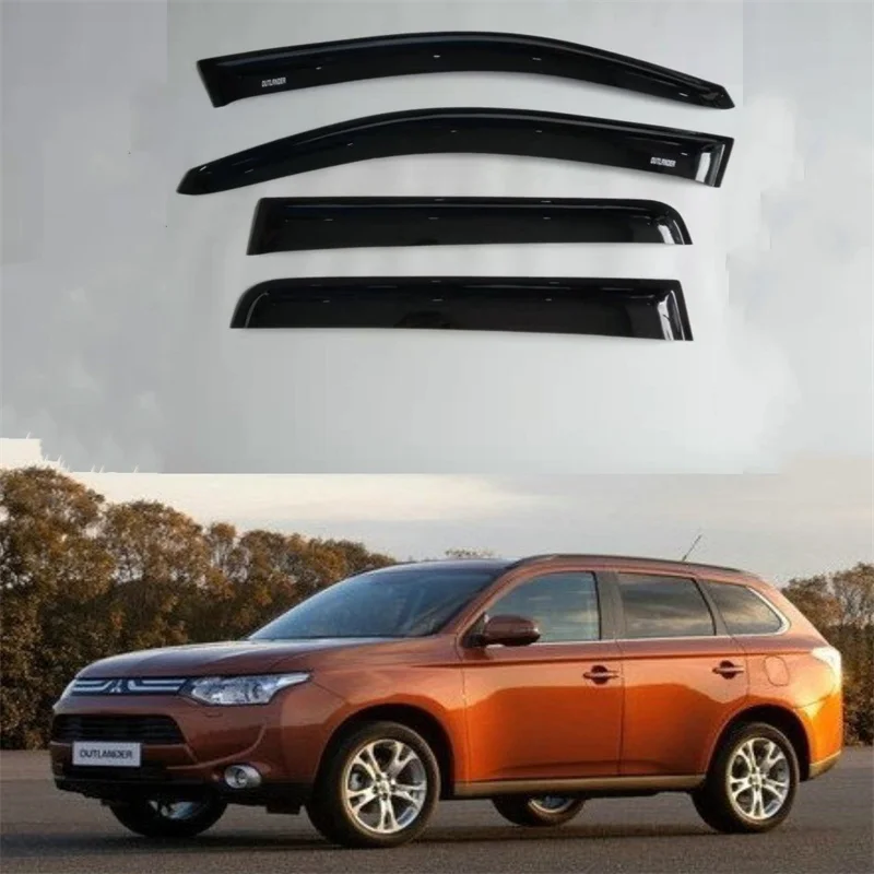 

Side Window Deflector For Mitsubishi Outlander 2013- 2015 2016 2017 2018 2019 2020 Door Visor Sun Rain Guards Weather Shield