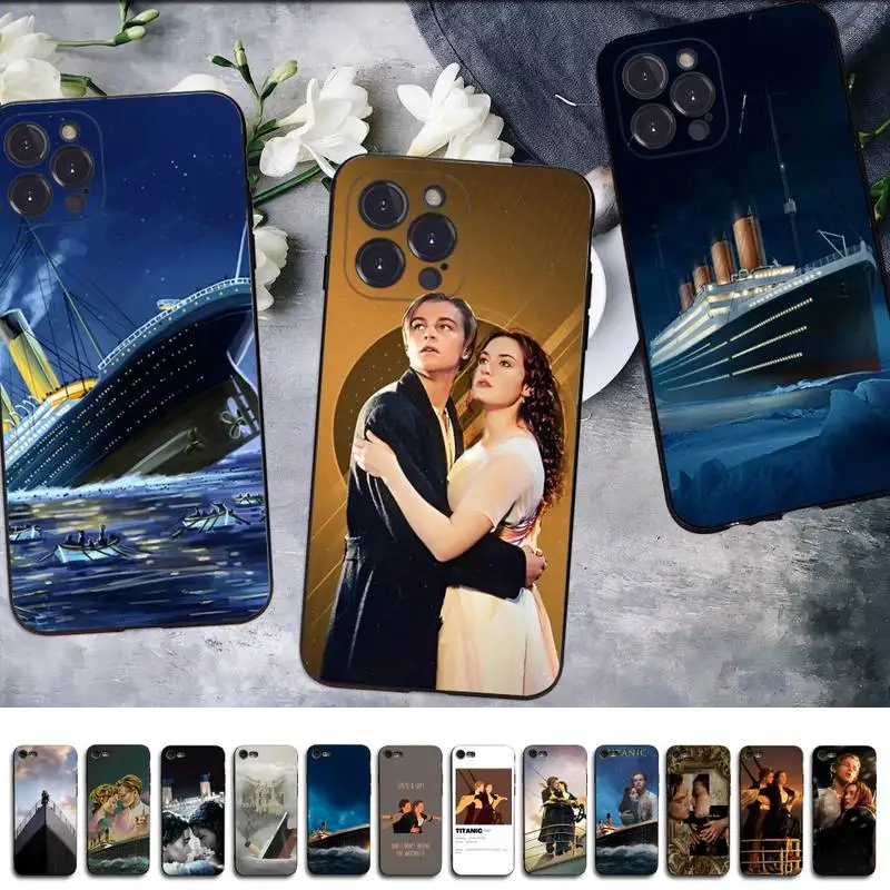 

Disney Titanic Phone Case For iPhone 14 13 12 Mini 11 Pro XS Max X XR SE 6 7 8 Plus Soft Silicone Cover