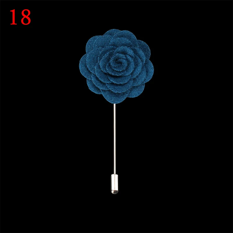 Популярная брошь ручной работы в виде цветка булавка однотонные бархатные