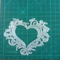 new christmas love heart lace frame 2022 metal cutting dies for diy scrapbooking and card making decorative embossing craft