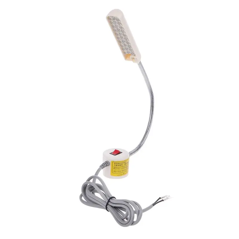 

KX4B 110-250V 30 LED Sewing Machine Light Working Gooseneck Lamp with Magnetic Base