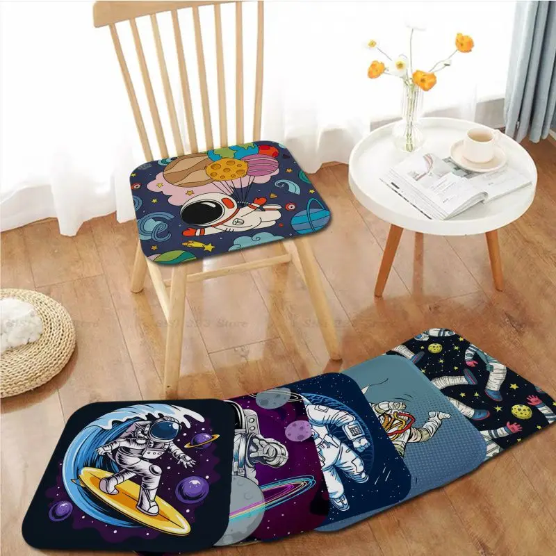 

Cartoon Astronaut Space Cushion Mat Simplicity Multi-Color Dining Chair Circular Decoration Seat Office Outdoor Garden Cushions