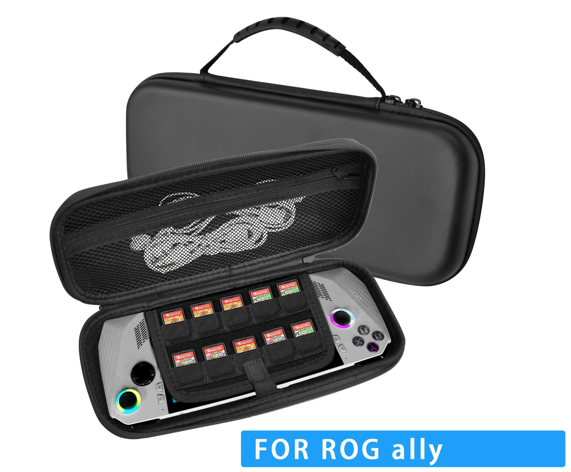 

EVA Leather Smooth Waterproof Slim Handle Travel Case for Asus Rog Ally