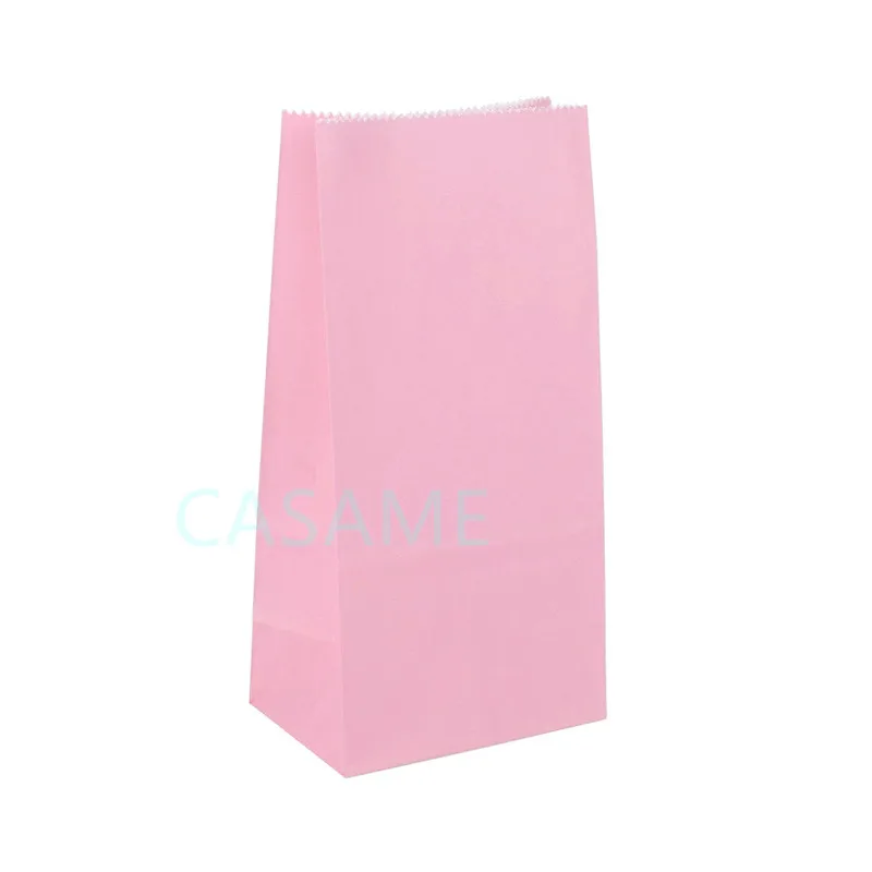 

Мини-пакеты из крафт-бумаги в горошек casame