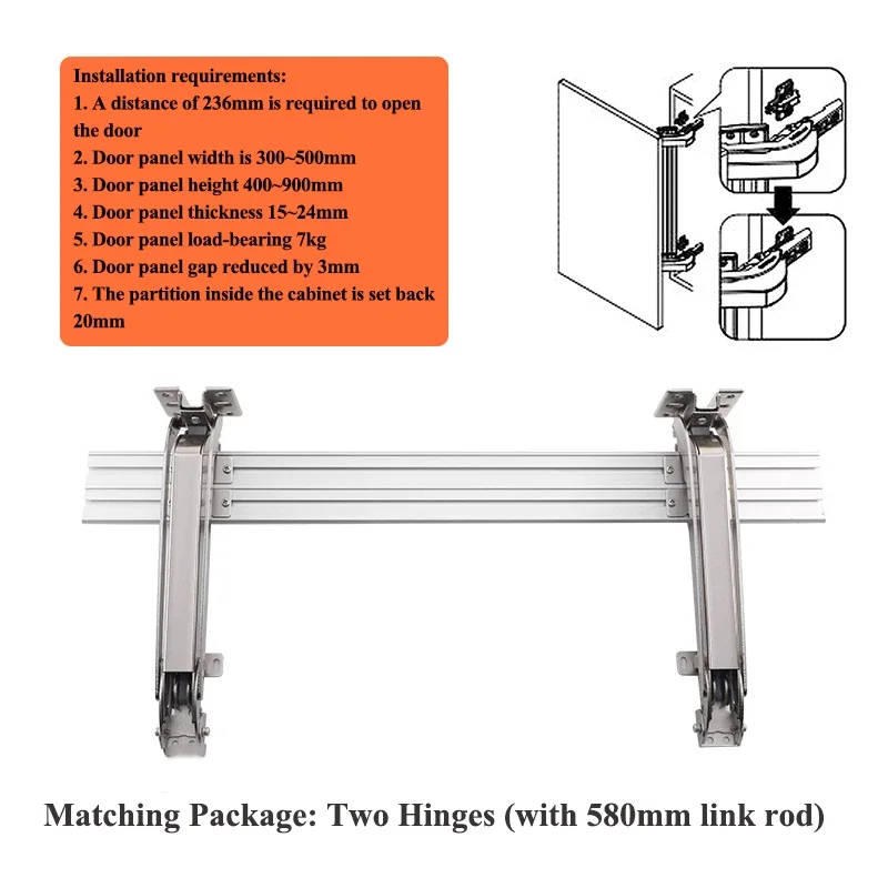 

Складная бесшумная петля для кухонного шкафа
