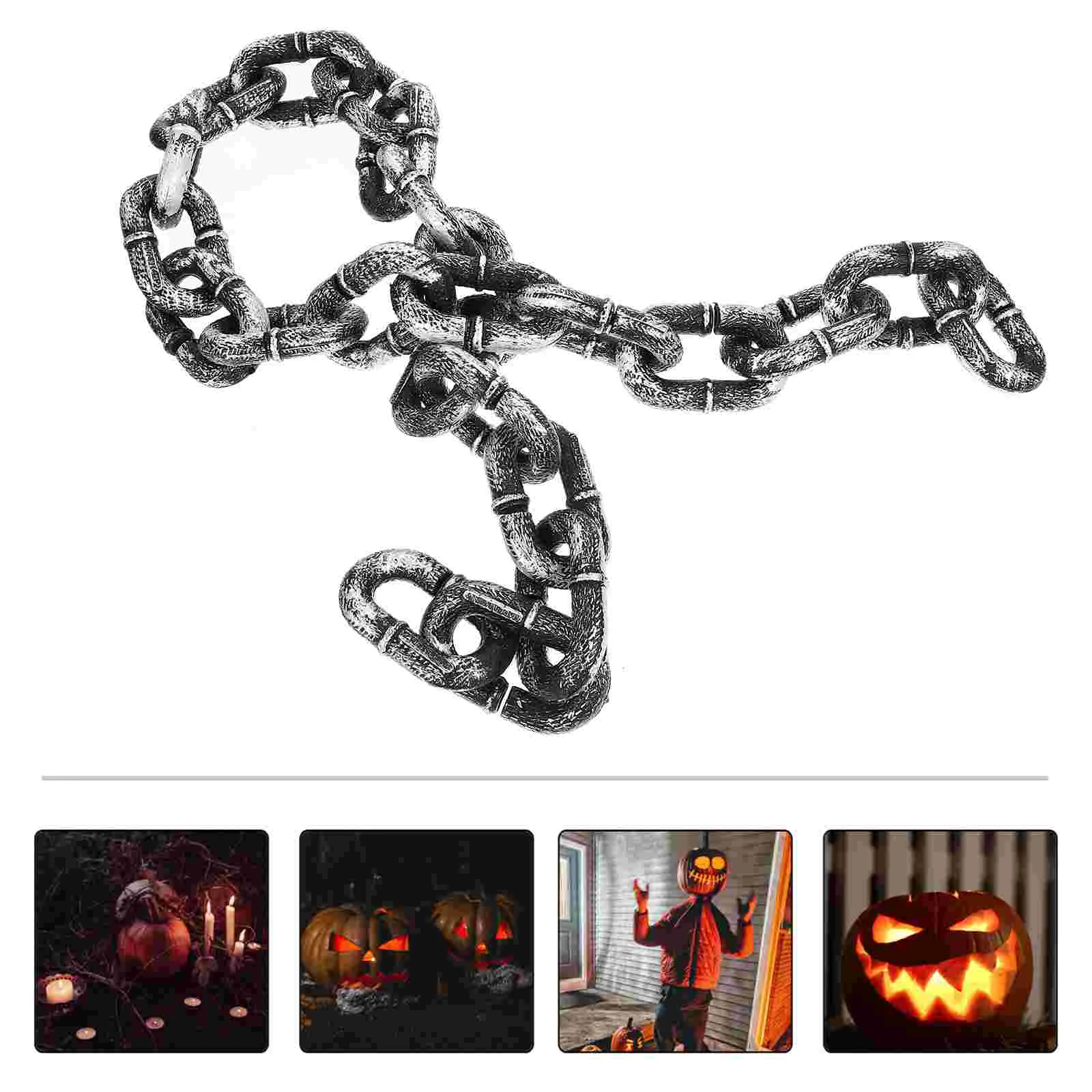 

1 м имитация цепочки на Хэллоуин искусственный дизайн Декор пластиковая Барьерная цепочка реквизит для выступления аксессуар для костюма