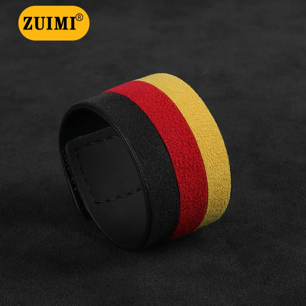 

Замшевый автомобильный усилитель рулевого колеса, Универсальный центральный провод для маркировки для Mercedes BMW MINI Audi VW Toyota Honda Nissan Suzuki Kia