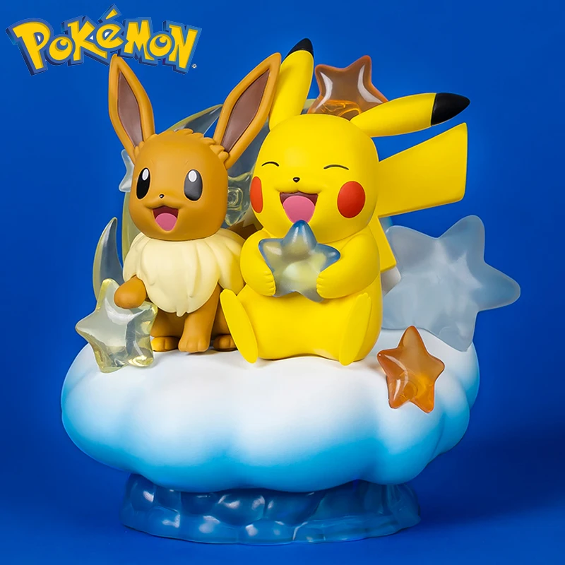 

Фигурки героев Аниме Покемон Пикачу Эви Коллекционная ПВХ Модель Покемон го фигурки мультяшная статуя детская игрушка подарок декор