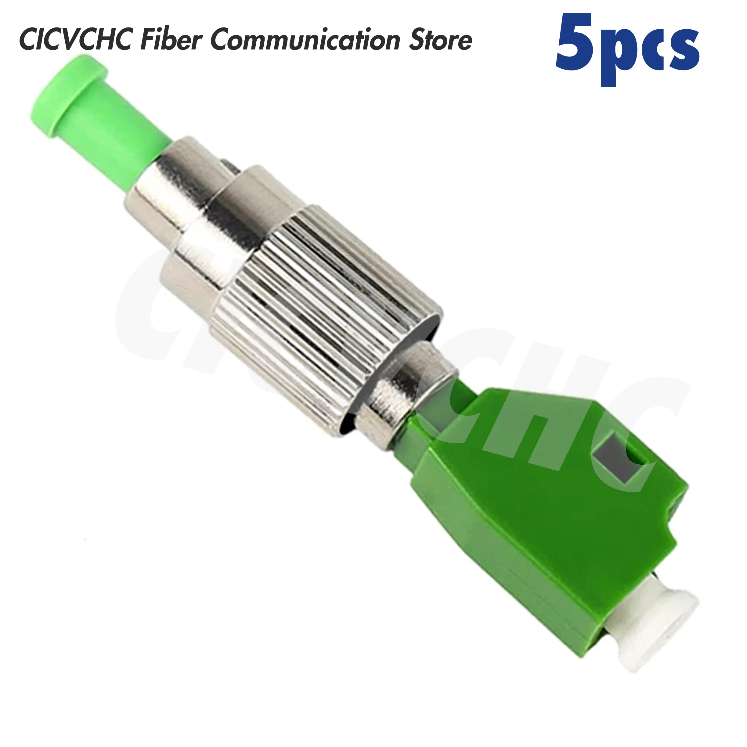 5pcs FC/APC(Male)-LC/APC(Female) Single-mode Fiber Optic Adaptor-Hybrid Mating Adapter