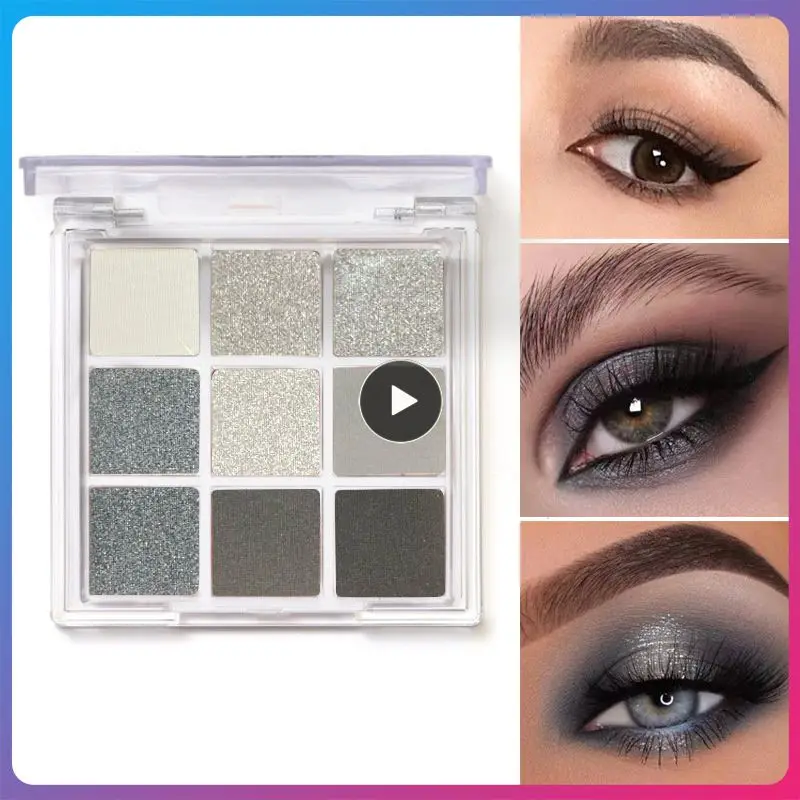 

Eye Makeup Nine Colors Metallic Pearlescent Beauty Punk Eyeshadow Beauty Products Dark Smoky Matte
