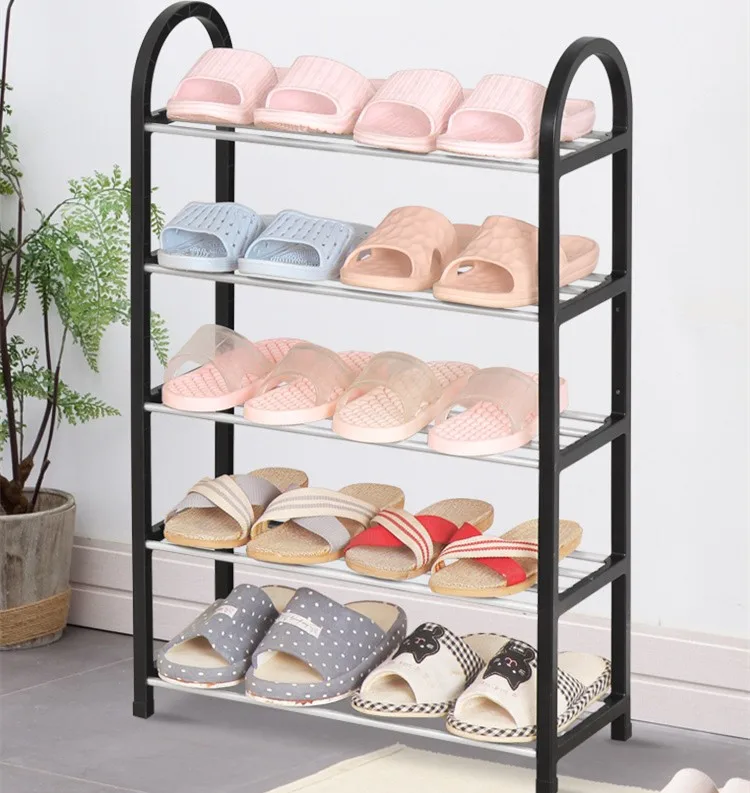 

5-уровневая стойка для обуви, Многоуровневая Простая Стойка для обуви в сборе, бытовая многофункциональная стойка для сушки на раковину