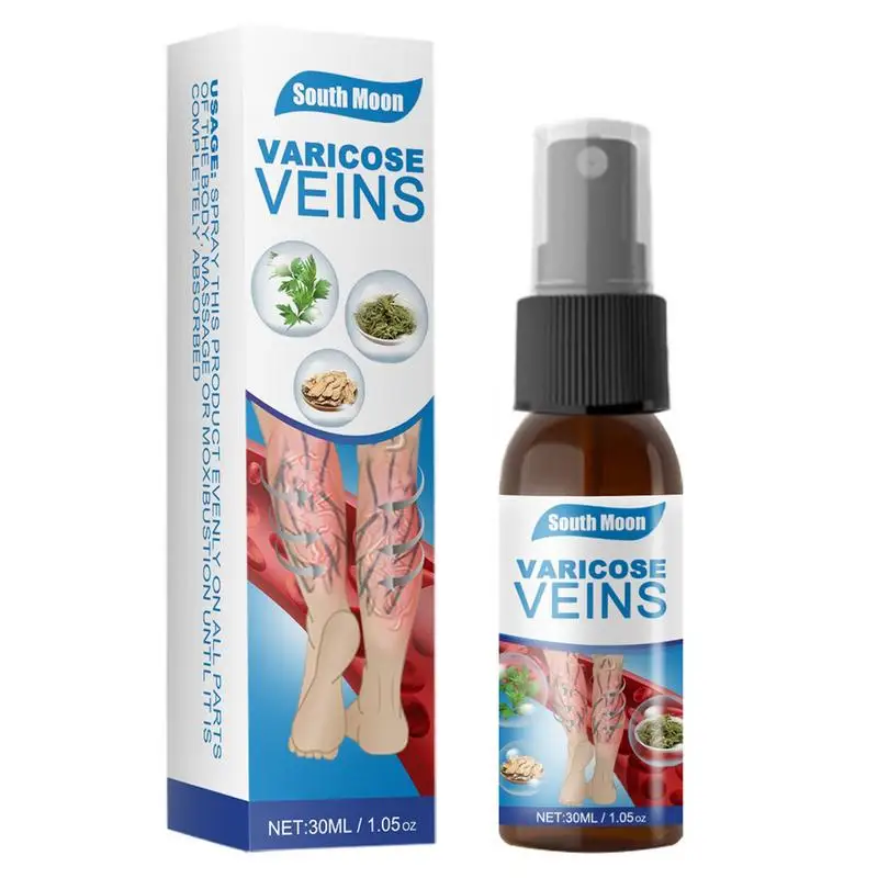 

30ml Varicose Vein Soothing Spray Massage Treatments Relief Phlebitis Angiitis Inflammation Blood Vessel Legs