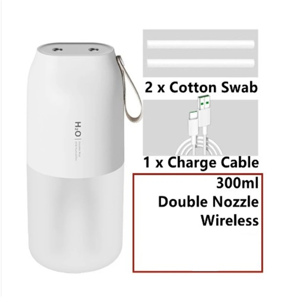 1 abs 300 мл беспроводной увлажнитель воздуха портативный Usb Перезаряжаемый двойной