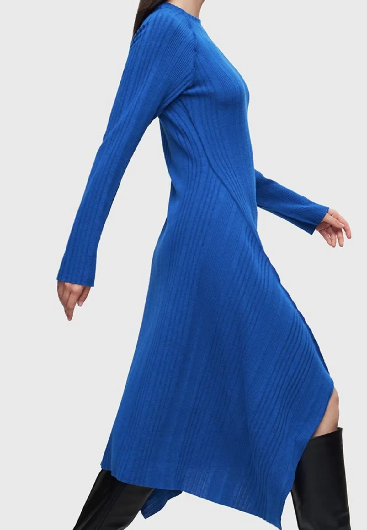 

Dress Women Knitted Sweater Clothing autumn winter New Fashion O neck chic knit elegant dress