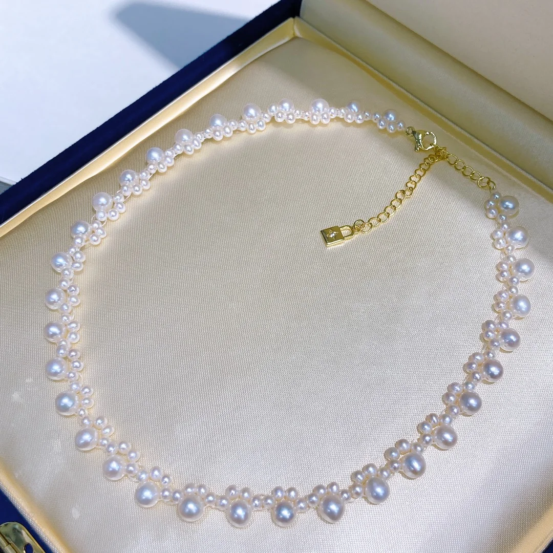 

Женское Ожерелье с натуральным пресноводным жемчугом