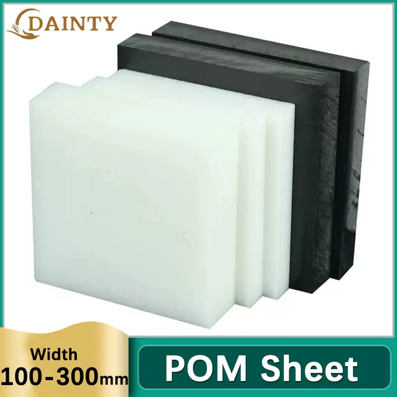 

POM Sheet Polyoxymethylene Plates CNC Engraving Cutting Model Board DIY Raw Model Materials White Black Color Panel Custom size