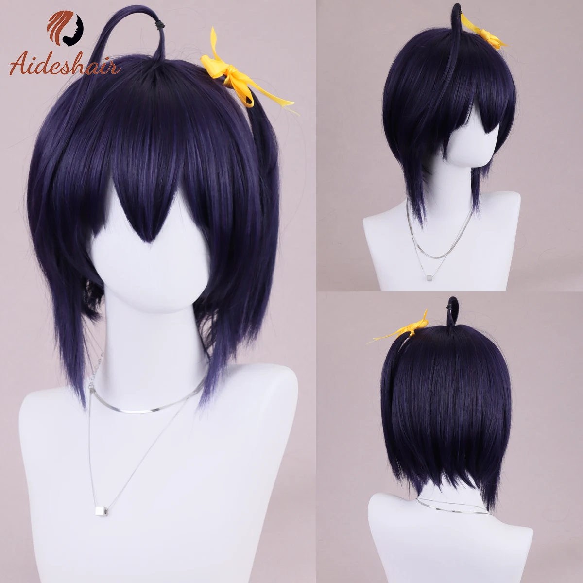 Синтетический парик Aideshair среднего размера для чернокожих женщин прямые волосы