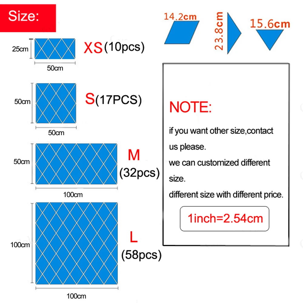 Зеркальные 3D наклейки большие алмазные треугольники домашний декор акриловые