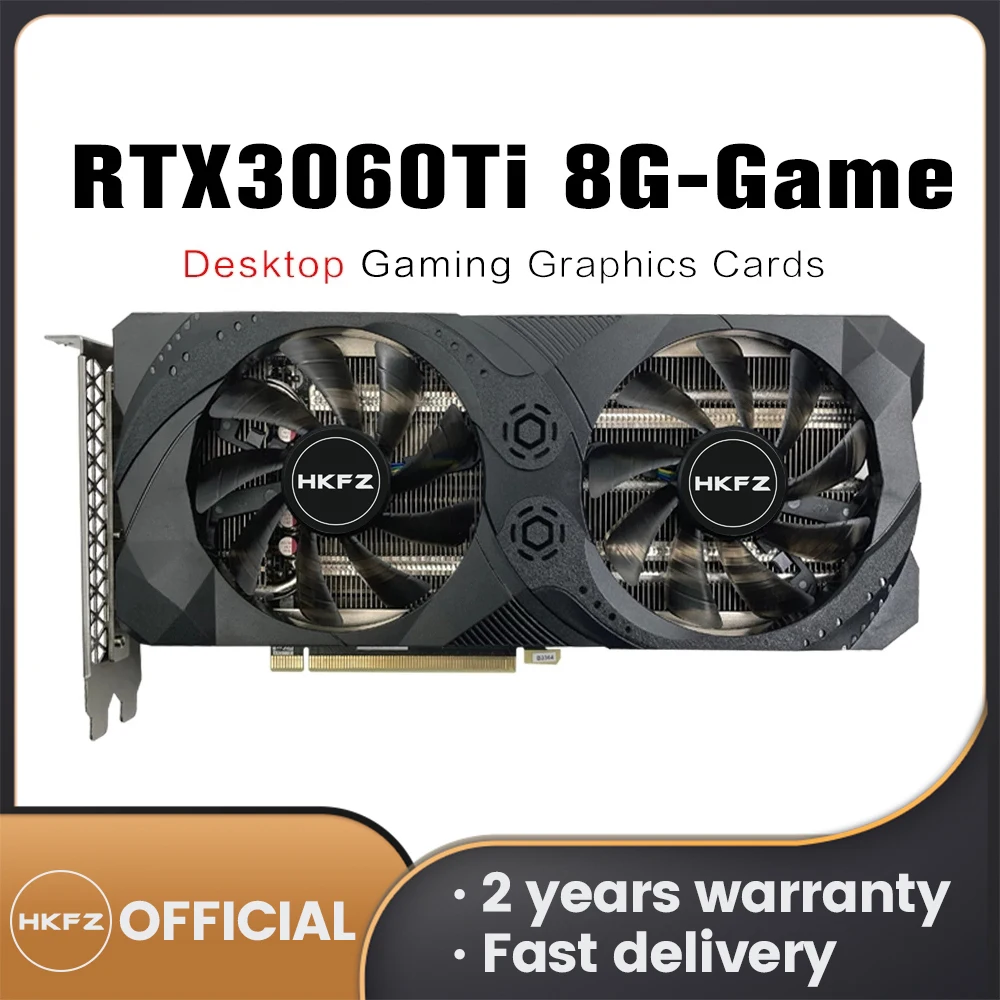 

HKFZ Graphics Card RTX 3060Ti 8GB X-GAME GDDR6 256bit NVIDIA GPU DP*3 PCI Express 4.0 x16 rtx3060ti 8gb Video card
