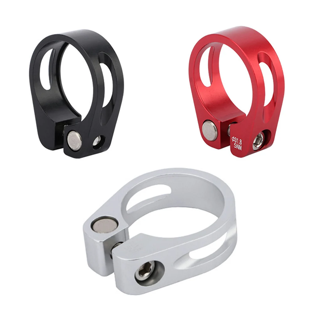 

Mountain Bike Seat Post Clamp Aluminum Alloy Wear Resistance MTB Road Bicycle Seat Tube Clip Cycling Accessories