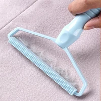 portable hair remover manual clothes lint remover fuzz babric shaver brush double side hair cleaning tool for woven coat carpet