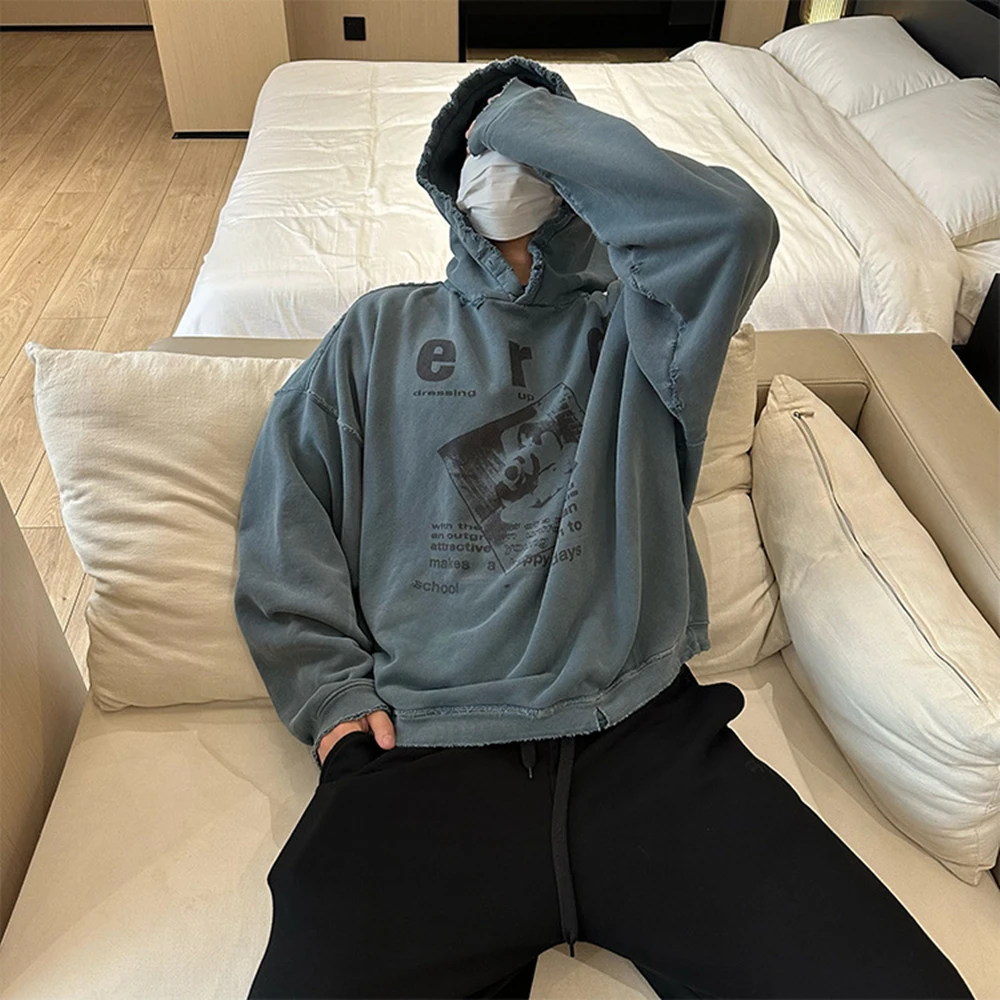 Свитшот Yao888 с капюшоном цвет в ассортименте