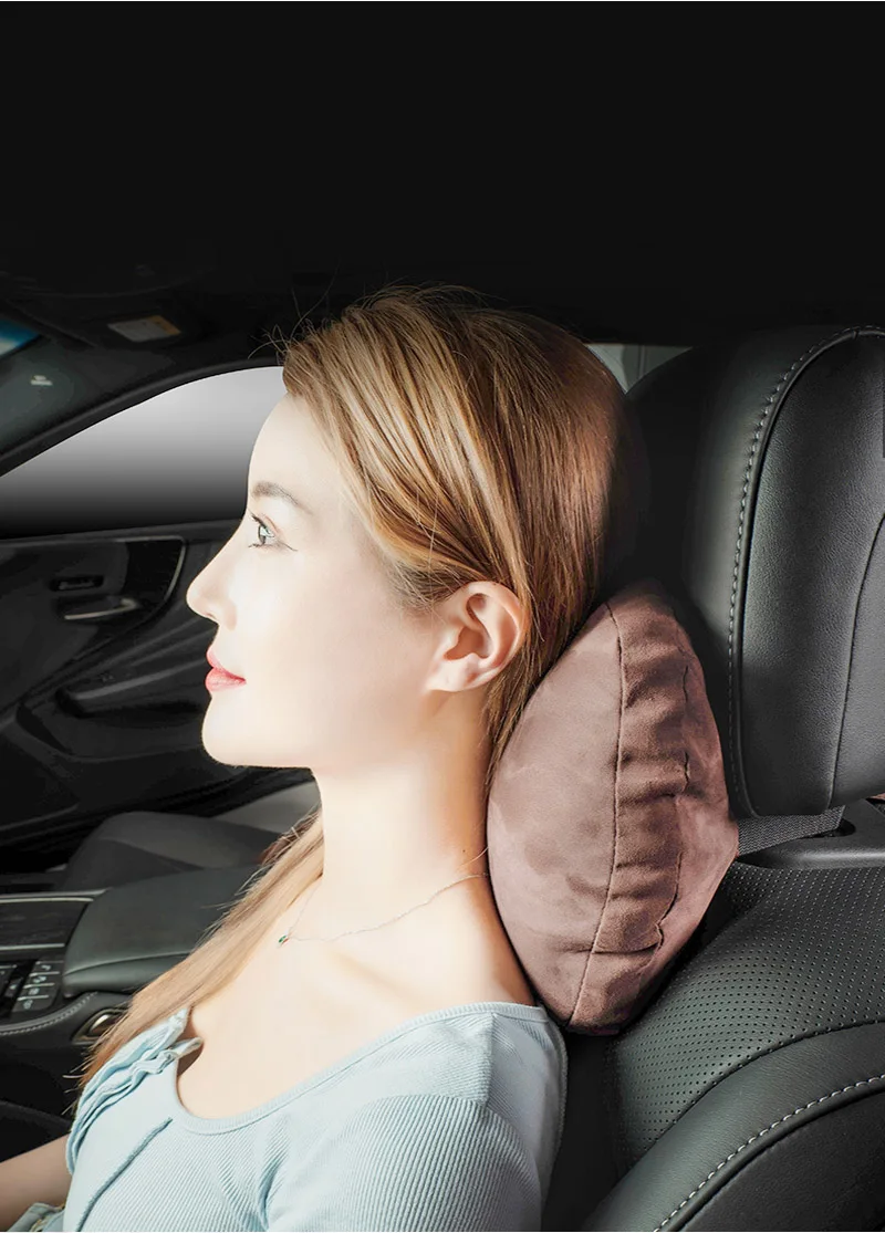 

Top Quality Car Headrest Neck Support Seat / Maybach Design S Class Soft Universal Adjustable Car Pillow Neck Rest Cushion