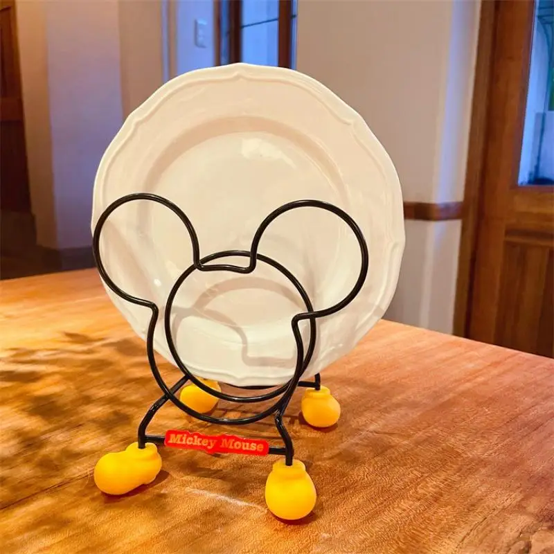 

Diseny Mickey Mouse Kawaii Cartoon Cute Dish Rack Kitchen Rack Heat Insulation Rack Anime Plush Toys for Girls Birthday Gift