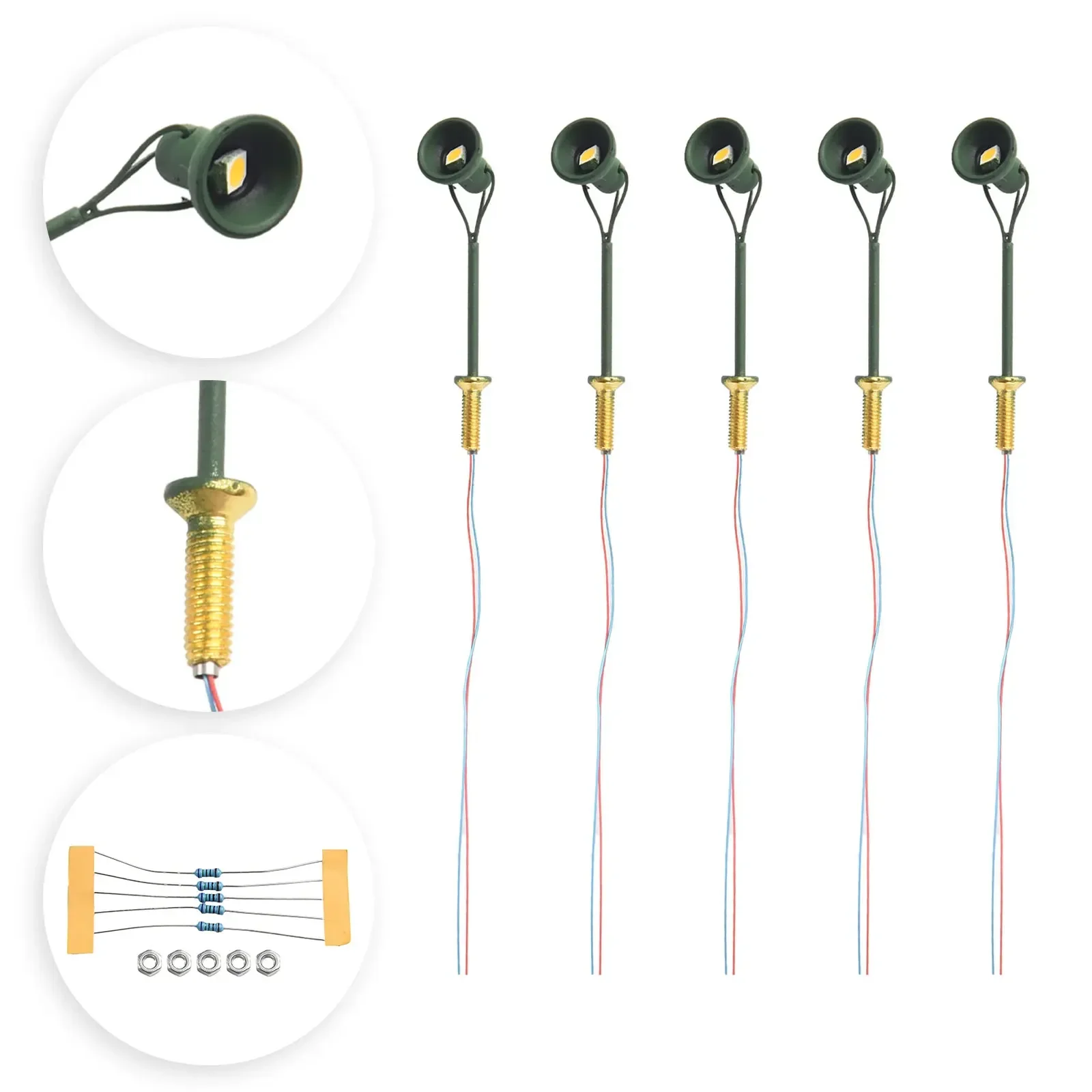 Лампы для газонов фонарь прожектор 12 В 19 в AC DC H0 TT спецификация стержня фасадная