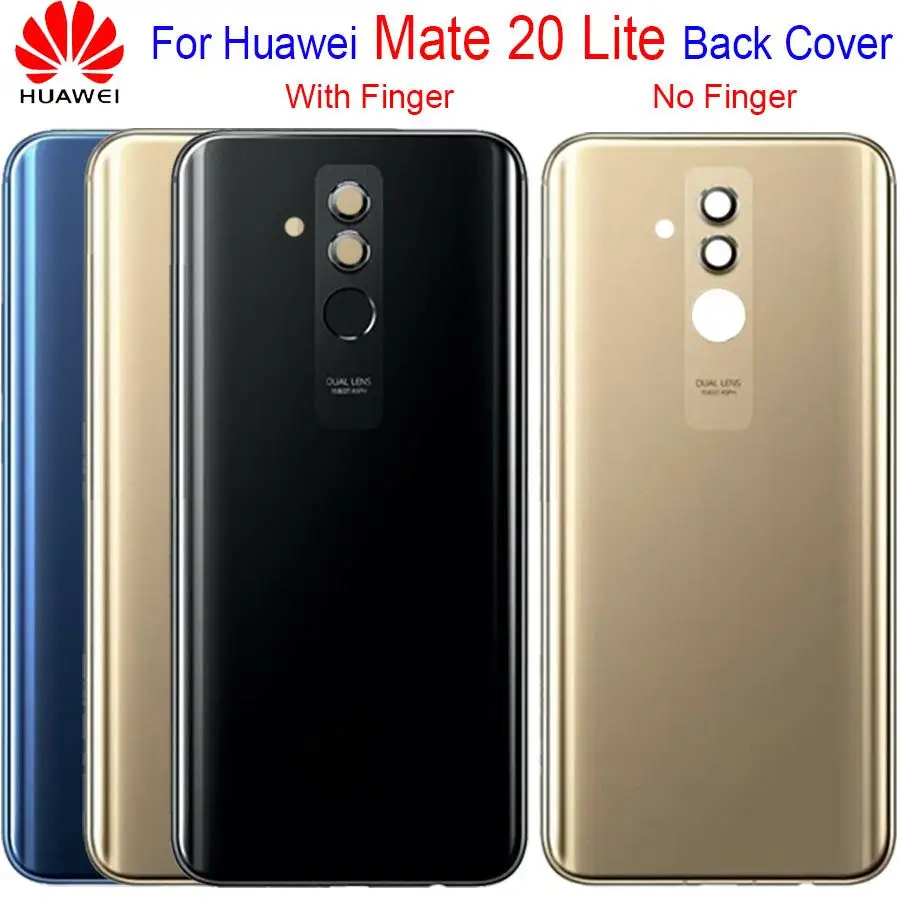 

Back Glass Cover For 6.3" Huawei Mate 20 Lite Battery Cover Door Rear Housing Panel Case For Huawei Mate 20 Lite Battery Cover