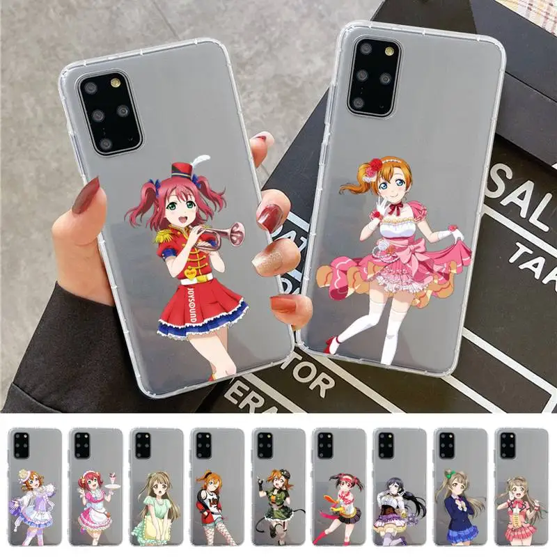 

YNDFCNB Love Live School Idol Diary Phone Case For Samsung A 10 20 30 50s 70 51 52 71 4g 12 31 21 31 S 20 21 plus Ultra