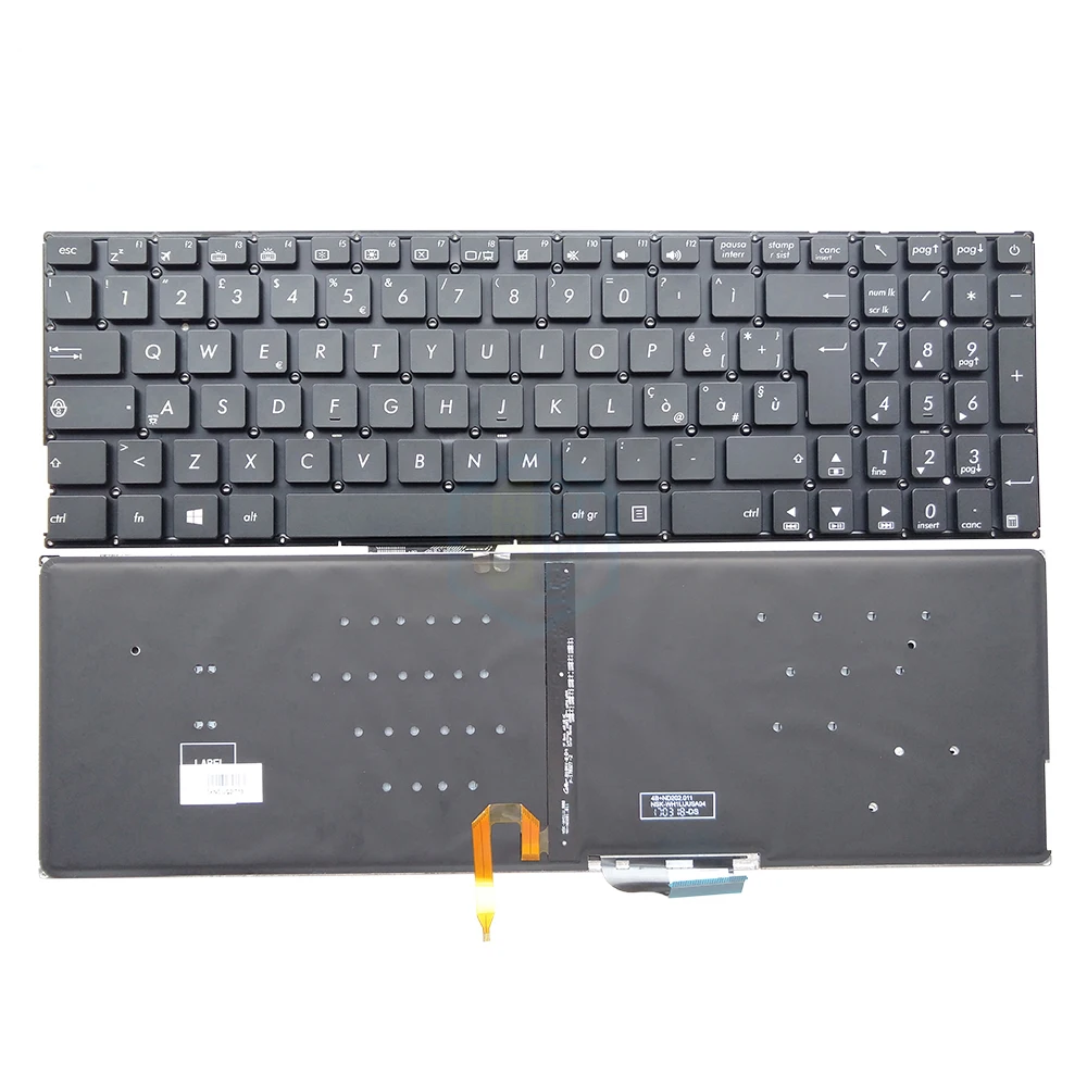 Новая итальянская клавиатура с подсветкой для Asus UX510U UX510 V510UX UX510UA V510U u5000u UX510UW