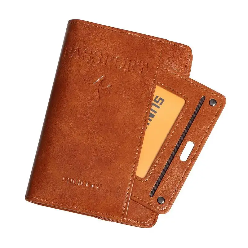 

Многофункциональная Кожаная Сумка для документов и паспорта, идентификатор радиочастотной идентификации, для паспорта, для путешествий