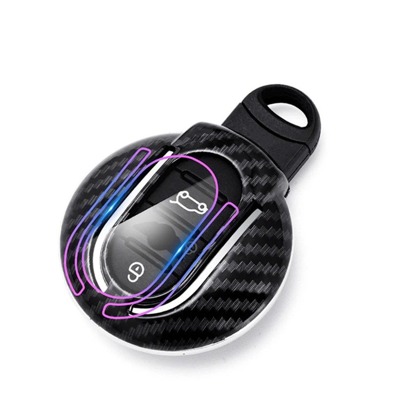 

Carbon Filber Car Key Case Cover For BMW Mini COOPERS ONE JCW F56 F55 F54 F57 F60 R55 R56 R57 R58 R59 R60 S Roadster Accessories