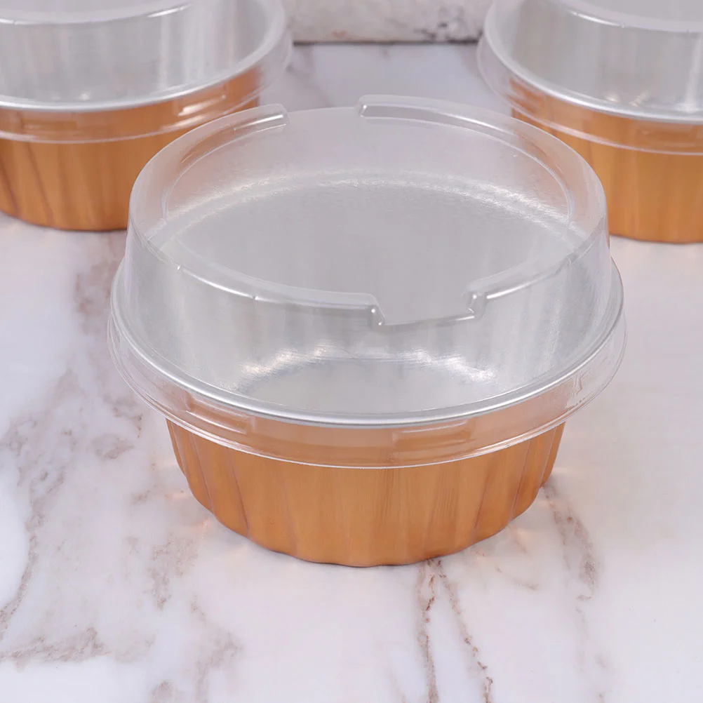 

Aluminum Foil Cups Cupcake Holder Baking Supplies Dessert Muffin Container Liners