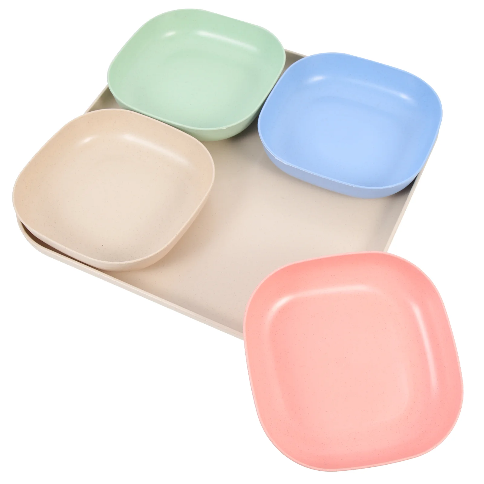 

Tray Serving Snack Dish Dessert Plates Appetizer Platter Bowl Candy Fruit Plate Bowls Divided Dishes Dried Party Trays Nut Gift
