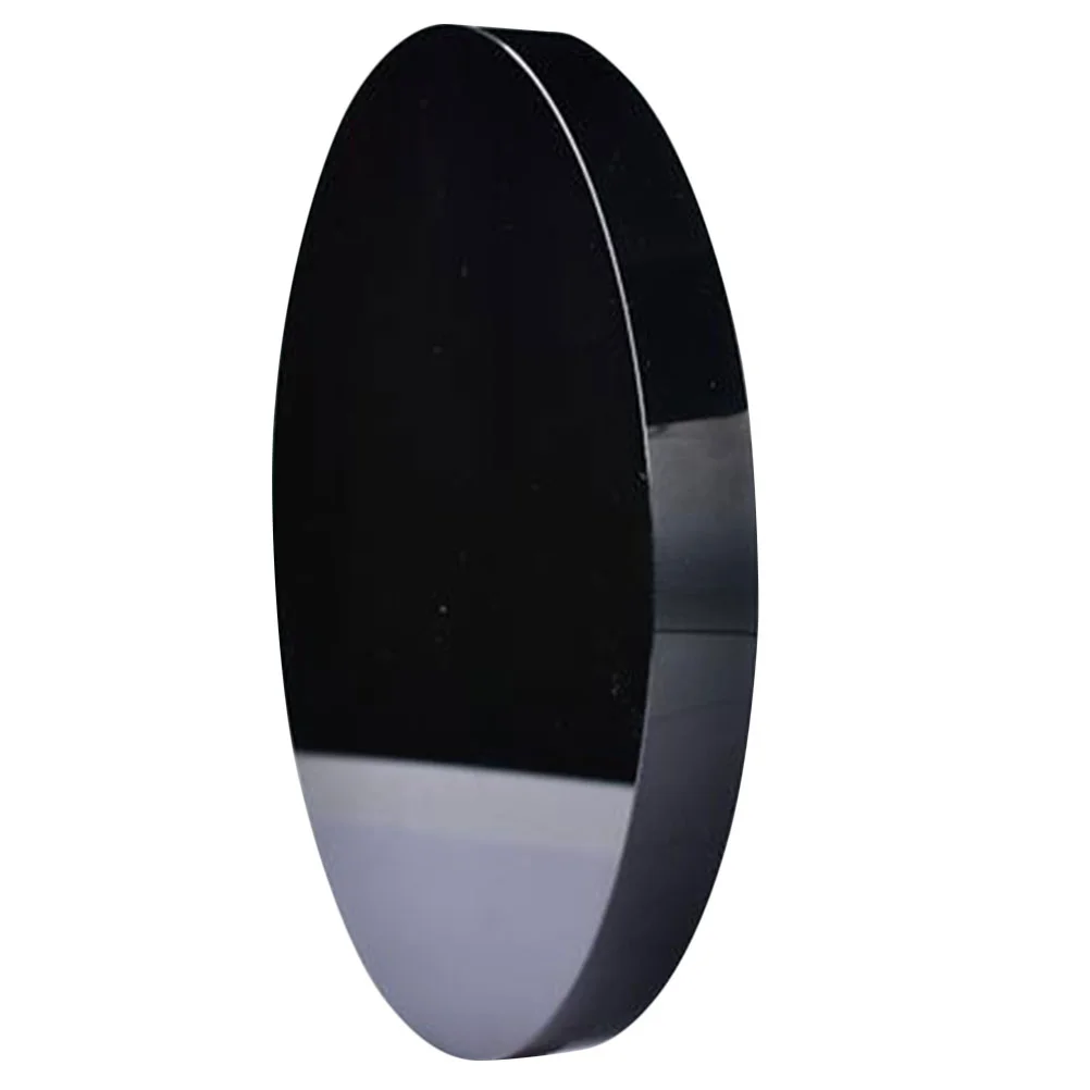 

Obsidian Round Black Mirrors Accent Decor Dinner Table Crystal Circle Decorative Objects Divination Meditation Bedroom Home