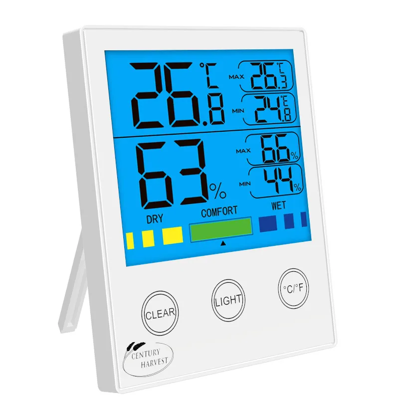 new smart lcd electronic digital temperature humidity meter thermometer hygrometer indoor outdoor weather station free global shipping