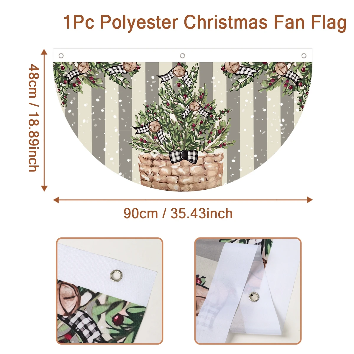 

Рождественский флаг-баннер QIFU