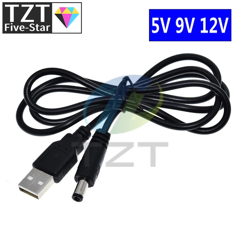 TZT 1/3PCS USB Power Boost Line DC 5V to DC 9V / 1
