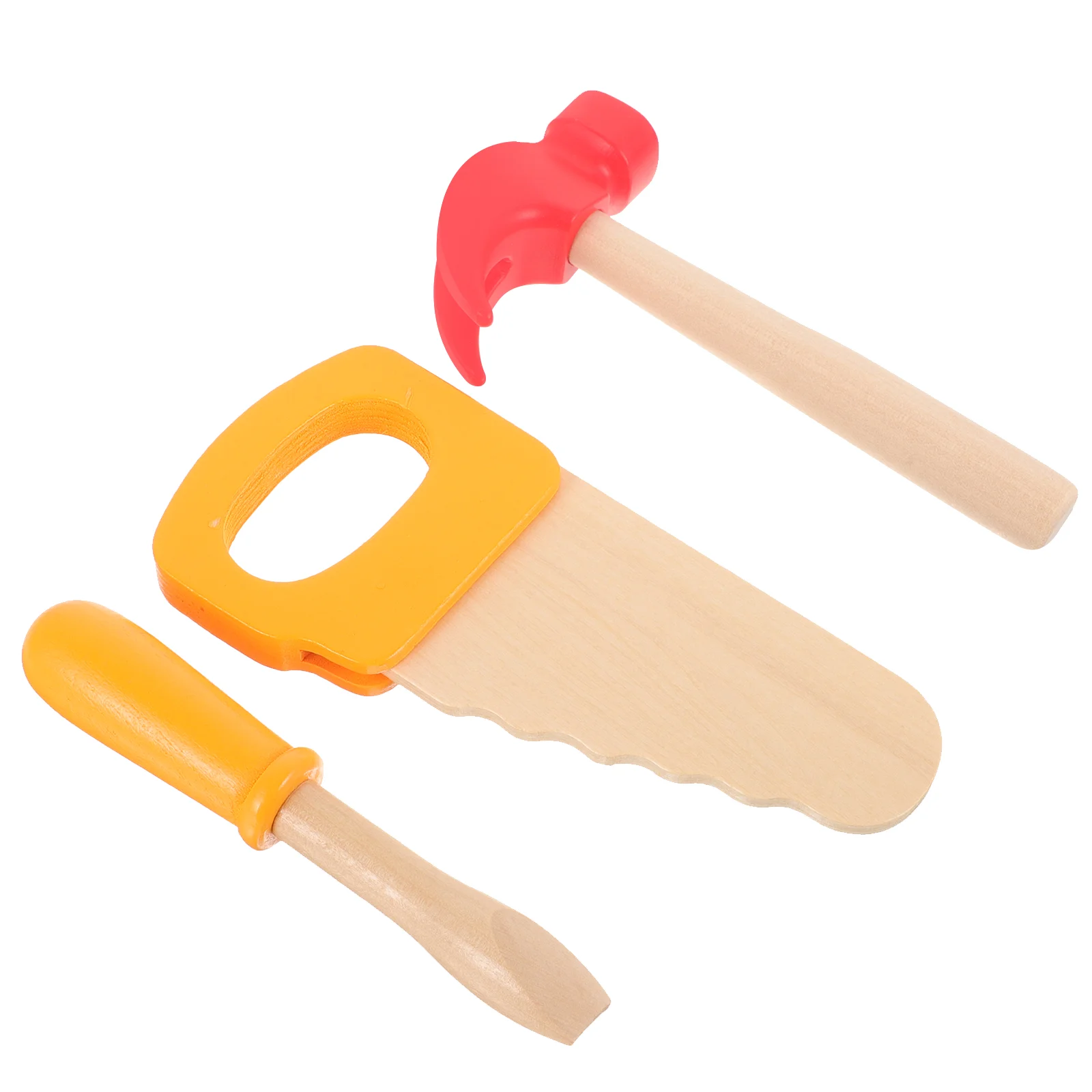 

Woodworking Toys Pretend Play Tool Wooden Hammer Screwdriver Kids Plaything Children