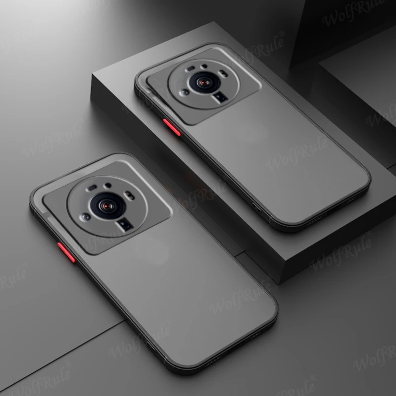 For Xiaomi Mi 12S Ultra Case Mi 12S Ultra Cover New Shockproof Phone Bumper Back Matte Translucent For Fundas Mi 12S Ultra Cover