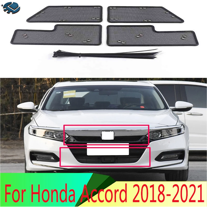 Сетка для решетки радиатора передней Honda Accord десятого поколения 2018-2021 сетка из