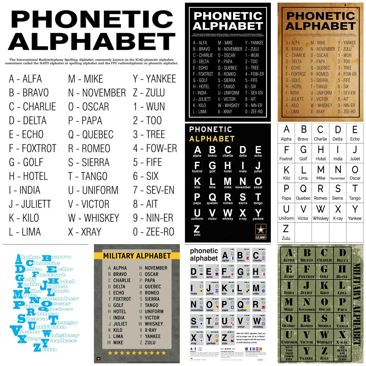 Армейский алфавит, аниме, видеоигра, холст, художественный плакат и Настенная картина, современный семейный Декор для спальни, плакаты