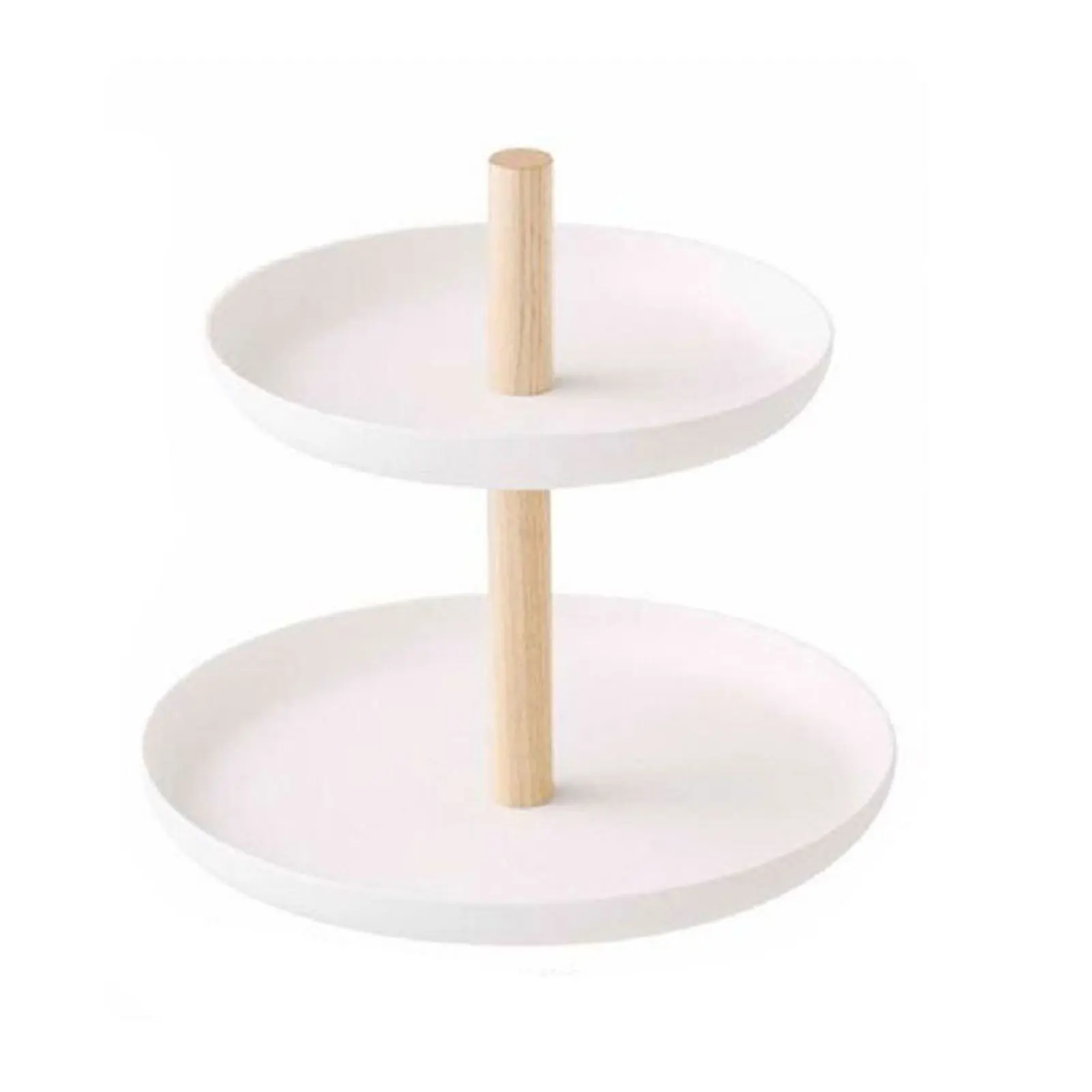 

2-уровневый металлический Настольный поднос для хранения, современный декоративный сервировочный поднос для декора ванной комнаты