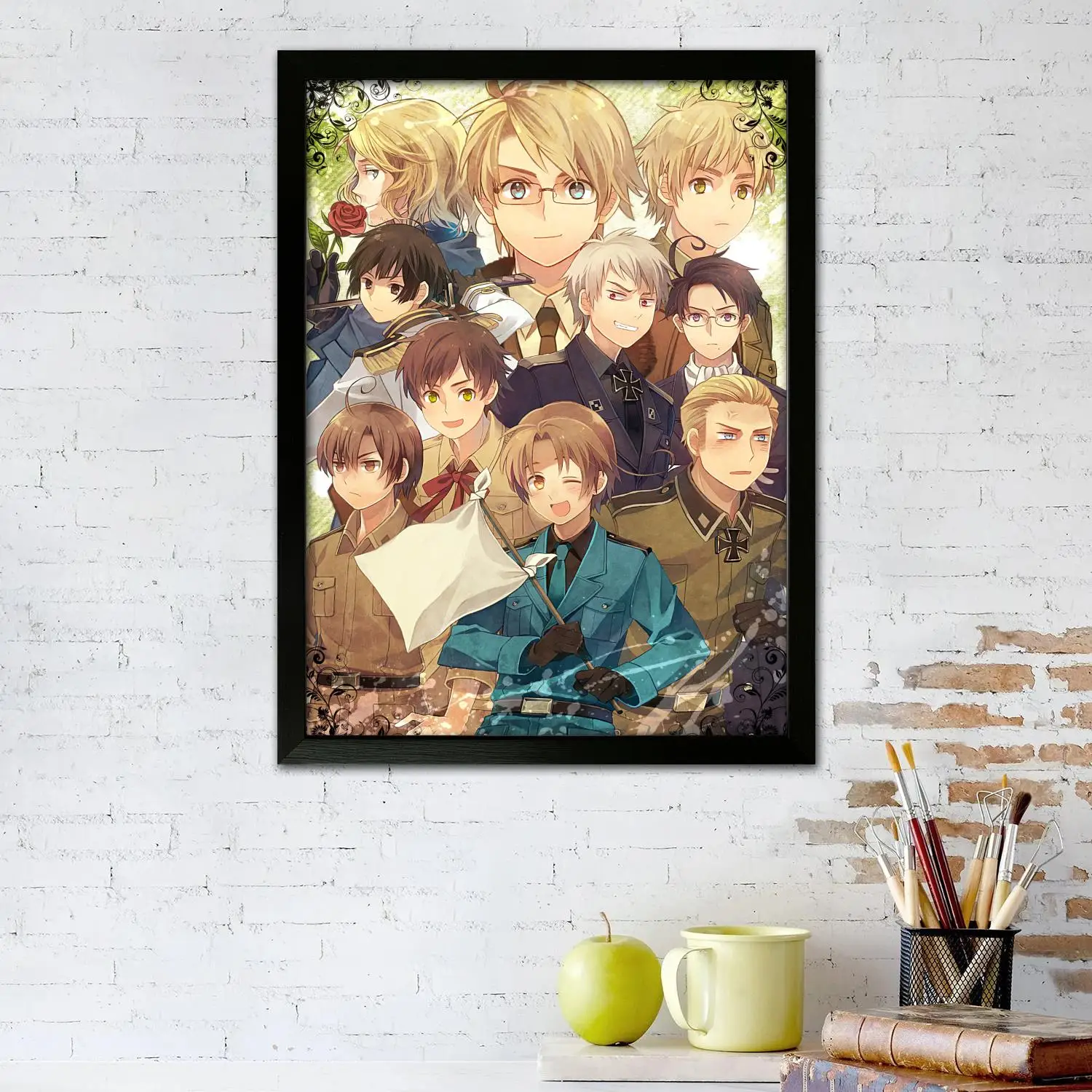 Хэталья мультфильм холст художественный постер и настенное искусство картина с