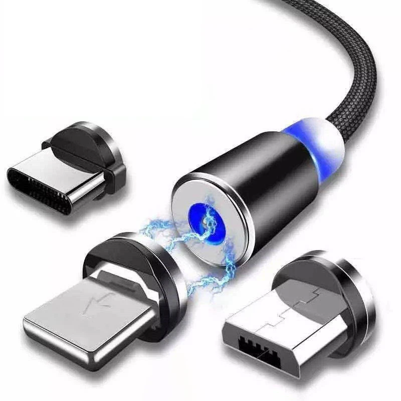 

LED Fast Charging Magnetic Charging Cable Type C Cable for Samsung Xiaomi Phone Accessories USB Micro Cable Charger USB Cable