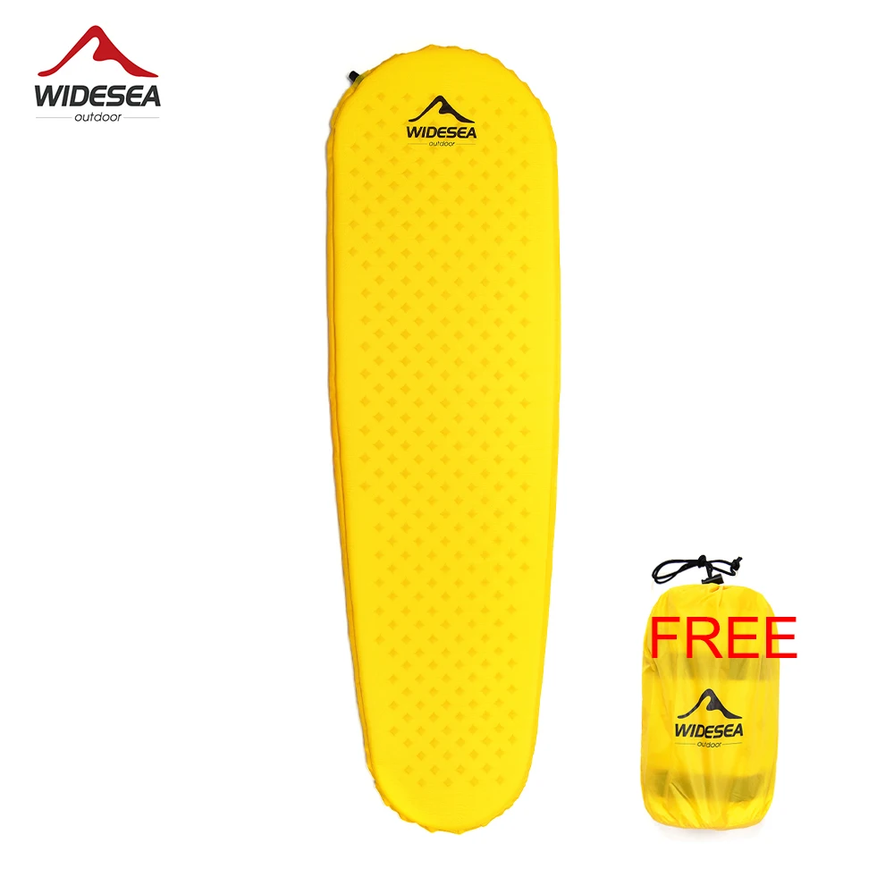 

Widesea Camping Self-inflating Mattress Folding Inflatable Air Bed Beach Travel Mat Tourism Sleeping Pad Outdoor Hiking